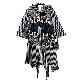 Chloé Chloe, Kapuzenponcho mit Ethno-Print