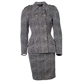 Gianni Versace Couture, blazer y falda con botonadura forrada