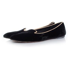 DOLCE & GABBANA, Mocassini in velluto nero