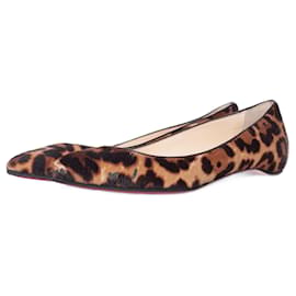 CHRISTIAN LOUBOUTIN, Ballerina in pony skin