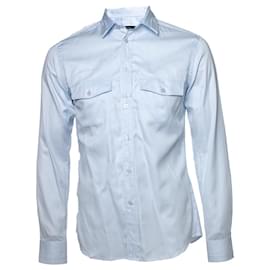 GIVENCHY, camicia azzurra con tasche - Givenchy