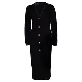 Gianni Versace Couture, black maxi cardigan