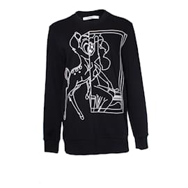 GIVENCHY, Felpa girocollo Bambi con profili a specchio. - Givenchy