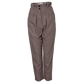 IRO, pantalon marron de talle alto