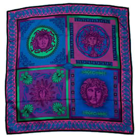 Versace dell'atelier, Sciarpa con Medusa multicolore - Gianni Versace
