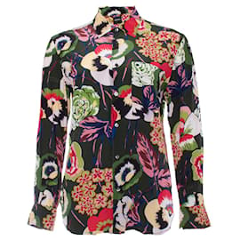 Autre Marque Aspesi, Bluse mit Blumendruck.