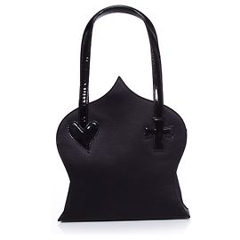 Christian Lacroix, borsa in seta e vernice