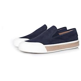 Tod's Tods, Sneakers slip on tipo espadrillas in pelle scamosciata.