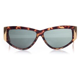 Gianni Versace, Gafas de sol rectangulares de carey.