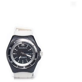 Autre Marque Technomarine, Gummiuhr in Schwarz und Weiß