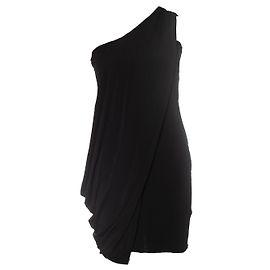 Autre Marque Diane von Furstenberg, drapiertes Kleid mit einer Schulter