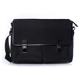 Gucci, bolsa mensageiro de lona preta