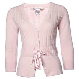 Diane von Furstenberg, Rosa Strickjacke mit Schleife - Autre Marque