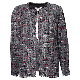 IRO, giacca grigia in bouclé con filati multicolor - Iro