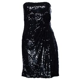 Autre Marque Natan, Trägerloses Kleid mit Pailletten