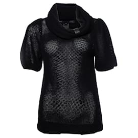 MARC JACOBS, top negro con cuello alto - Marc Jacobs