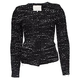 IRO, Schwarz-weiße Bouclé-Jacke - Iro