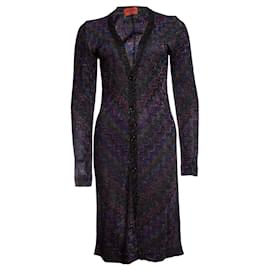 MISSONI, Lila Lurex-Cardigan - Missoni