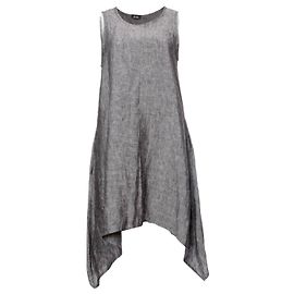 Autre Marque Jen Kahn, abito di lino grigio con 2 tasche per le mani nella taglia S/M.
