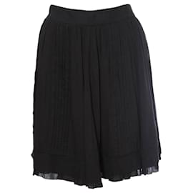 NUR CAVALLI, Schwarzer Rock mit Strichen. - Just Cavalli