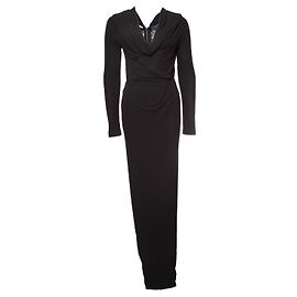 Roland Mouret, Vestido de noche largo negro.