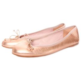 Autre Marque Paolo Warmer, ballerine rosa metallizzate.