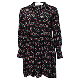 Sandro, Midikleid mit floralem Love-Print