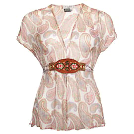 ETRO, Top paisley semitransparente - Etro