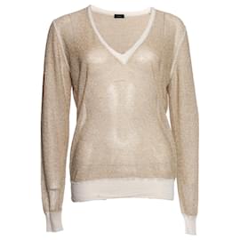 JOSEPH, Top in cashmere lurex color oro. - Joseph