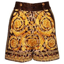 Gianni Versace Couture, pantalones cortos con estampado barroco