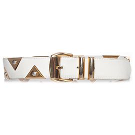 Gianni Versace, Gürtel mit goldenen Dreiecksapplikationen