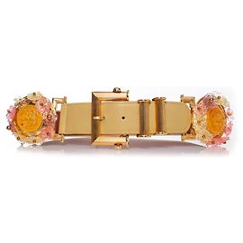 Gianni Versace, Gürtel mit floralen Medusa-Applikationen