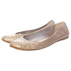 Giuseppe Zanotti, ballerine con pietre swarovski