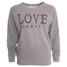 Autre Marque Nikki, suéter gris con estampado