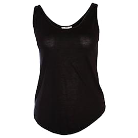 Helmut Lang, Camiseta sin mangas negra en talla P/XS.