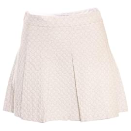 Autre Marque 10 cruce de Derek Lam INTERMIX, beige/falda plisada blanquecina en talla 0/XS.