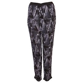 American Vintage RETRO AMERICANO, Pantalón casual azul oscuro con estampado desteñido en talla S.