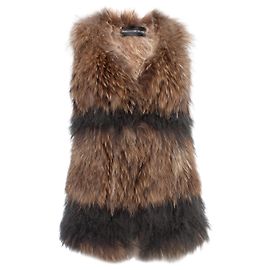 Zadig & Voltaire Deluxe, Chaleco de pelo beige