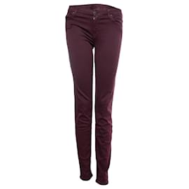7 For All Mankind 7 Para toda la humanidad, jeans morados con elastico