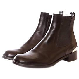 Autre Marque Russell & Bromley, Stivaletti Chelsea in pelle nera.