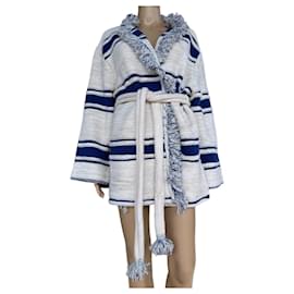 Dorothée Schumacher Strickware aus Wolle Weiß Blau