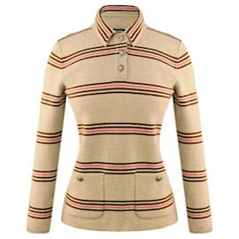 Chanel & Karl Lagerfeld auf dem Laufsteg vor dem Herbst 2014 Paris-Dallas-Kaschmirpullover