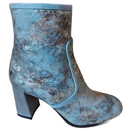 Autre Marque Prächtige italienische Stiefeletten mit runder Spitze „Eliza Di Venezia“