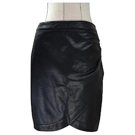 Falda de piel de cordero negra Day Birger & Mikkelsen