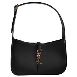 Saint Laurent Borsa Hobo 5to7 Nera in Pelle