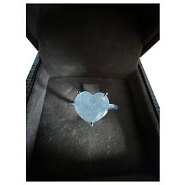 Autre Marque Solitärring mit herzförmigem Naturdiamanten 1.97ct 14k