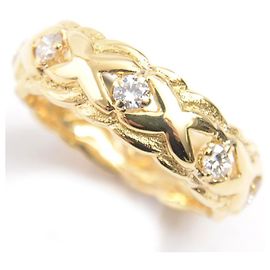 * BOUCHERON 8P Diamant-Designring Nr. 14 Damen 750YG Gelbgold