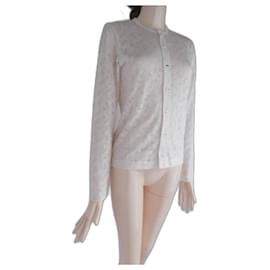 Blusa Comme des Garcons de encaje floral transparente - Comme Des Garcons