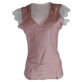 Top de seda John Galliano