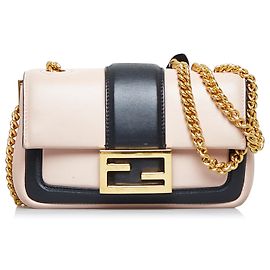Fendi Catena Mini Baguette Rosa